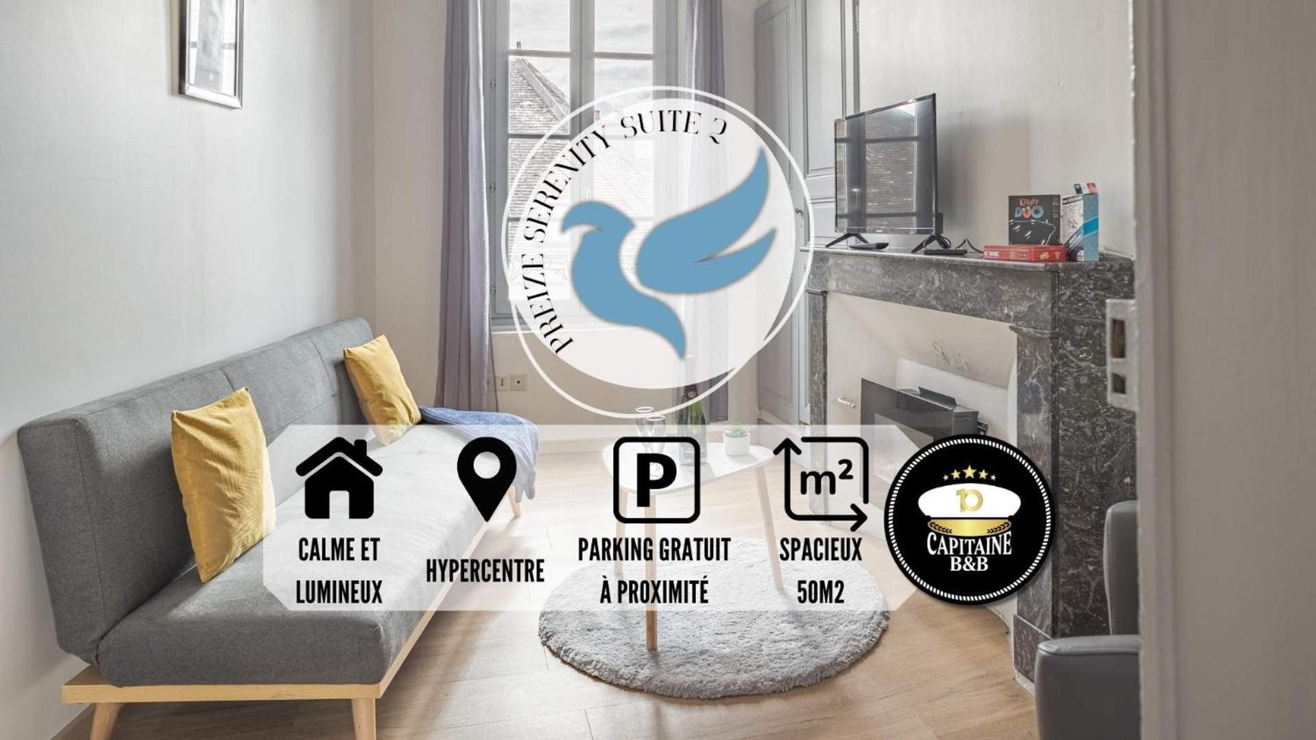 Preize Serenity Suite 2 - Hypercentre - 2 Pers. Troyes Exteriör bild